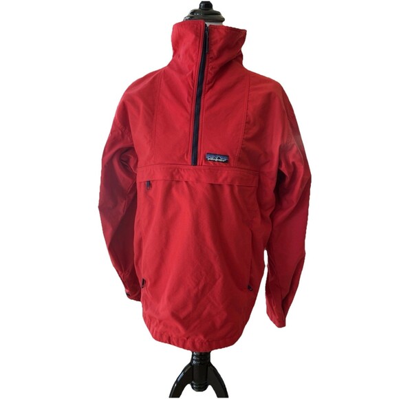 Patagonia Other - Patagonia Mens Medium Red 1/2 Zip Anorak Pullover Jacket Windbreaker 51884